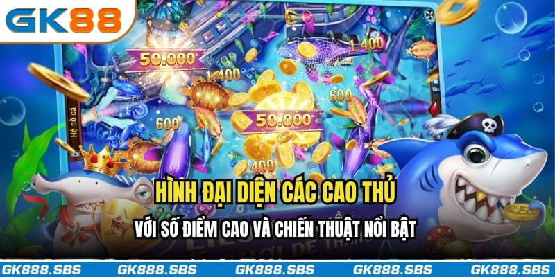 Hình đại diện các cao thủ với số điểm cao và chiến thuật nổi bật