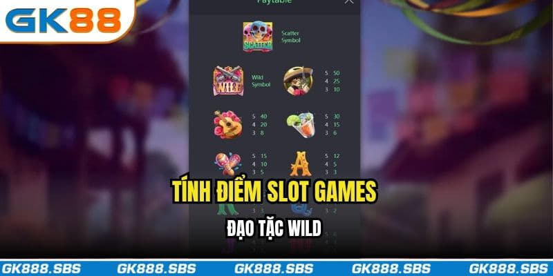 Tính điểm slot game đạo tặc Wild