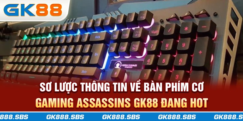 Sơ lược thông tin về bàn phím cơ gaming Assassins GK88 đang hot